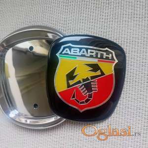 ABARTH prednji/zadnji amblemi za obican Fiat 500 - ne Abarth varijantu